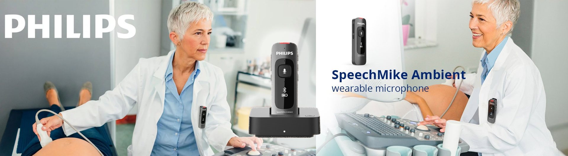 Philips presenta il nuovo microfono Speechmike Ambient.
