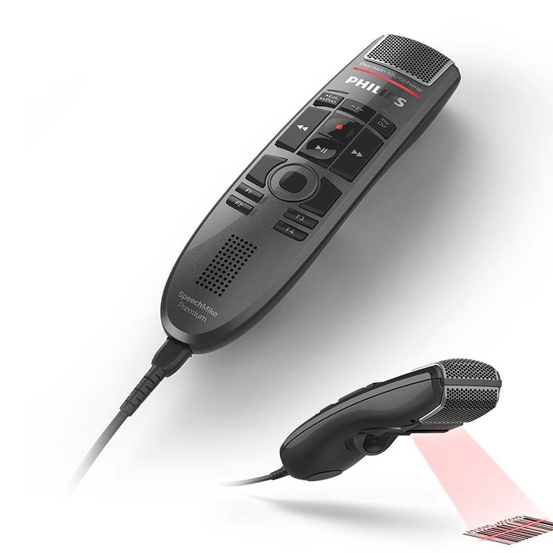 Microfono Philips SpeechMike Premium Touch bar code reader (SMP3800)